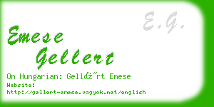 emese gellert business card